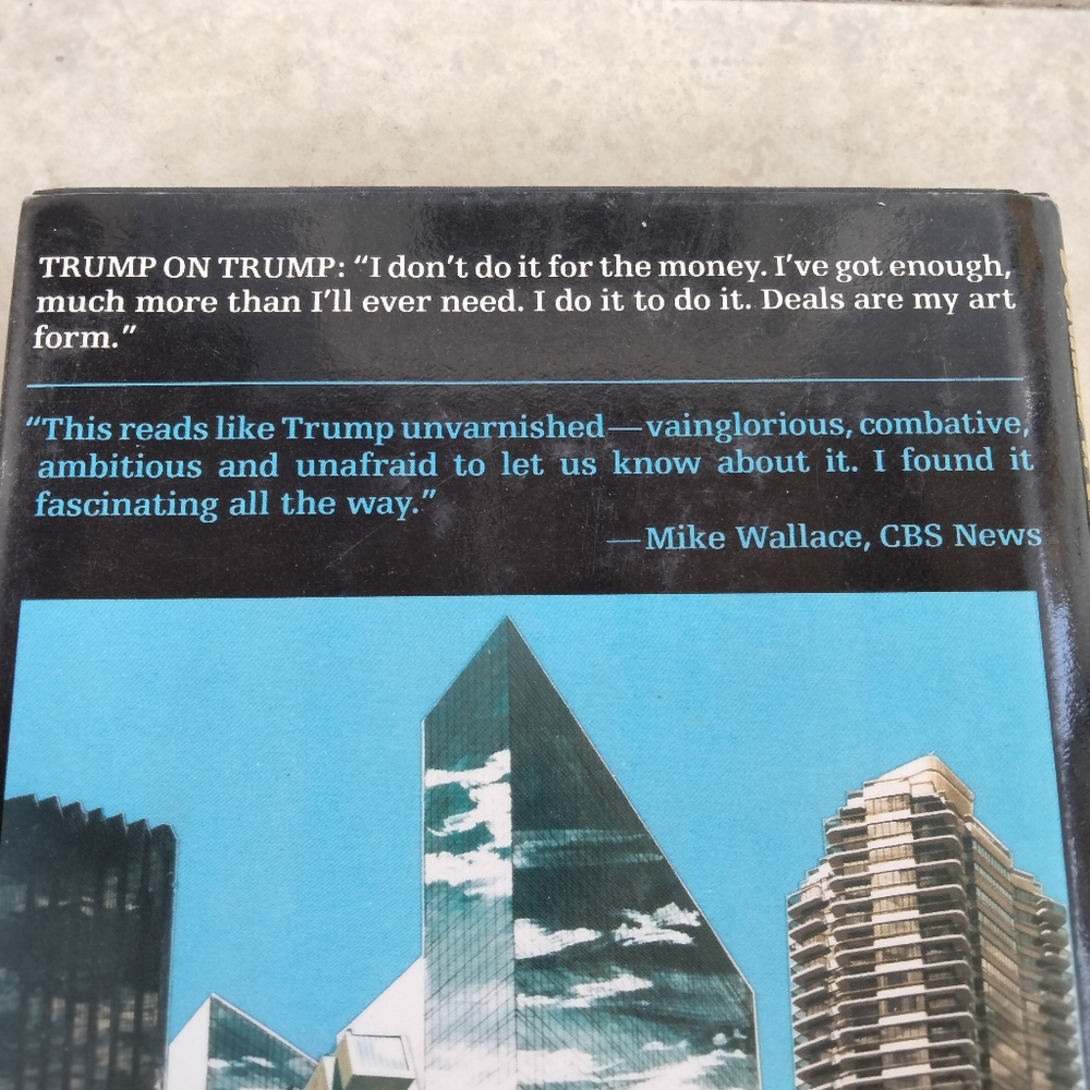 Trump The Art of the Deal Book - Black and Gold Cover 1987 - Picture 3 of 13